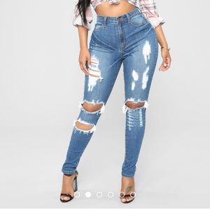 NWT Fashion Nova high waisted jeans